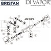 Bristan Artisan Thermostatic Bath Filler Spares